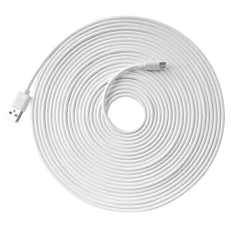 2 Pack 16FT Power Extension Cable for Wyze Cam Pan, for Wyze Cam v3, for Wyze Cam Pan v2, for YI Dome Home Camera, for Nest Cam, for Cloud Camera, Dur