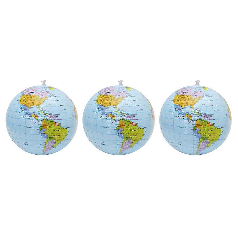 3 Pcs Beach Inflatable Balls Swimming Pool Toys Globe Beach Inflatable Balls