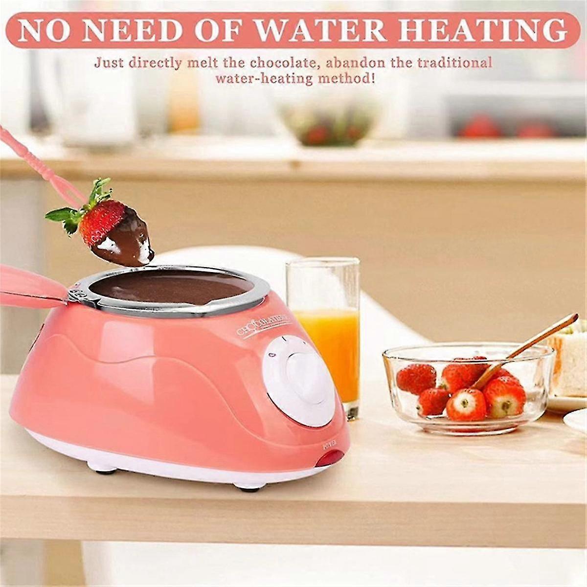 Electric Melting Chocolate Pot Gift Set Chocolate Melting with DIY Mold and Accessories for Candy M