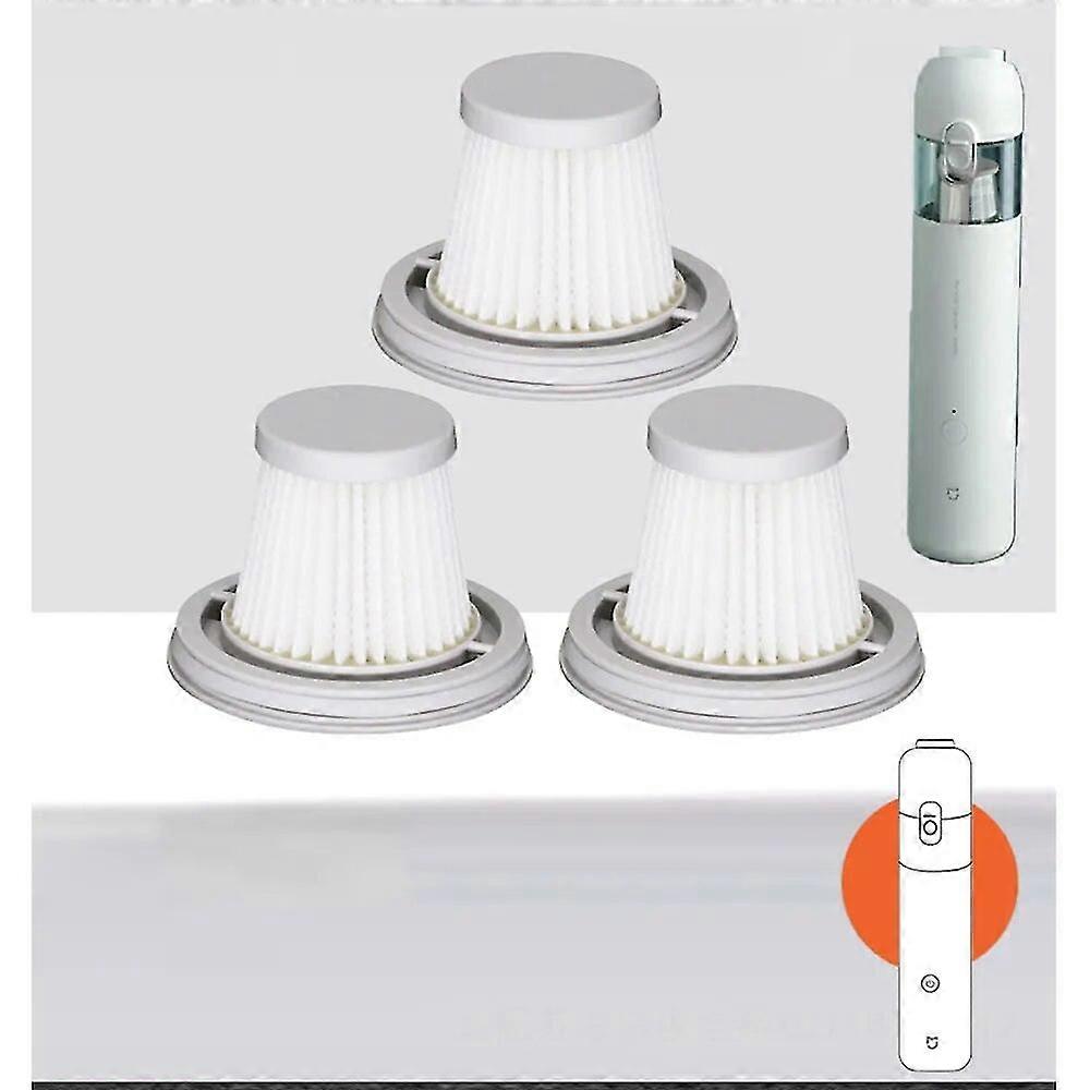 優れたハンドヘルド掃除機は、Xiaomi Mijiaハンディ掃除機ホームカーミニワイヤレスのアクセサリーウォッシャブルフィルターを交換します