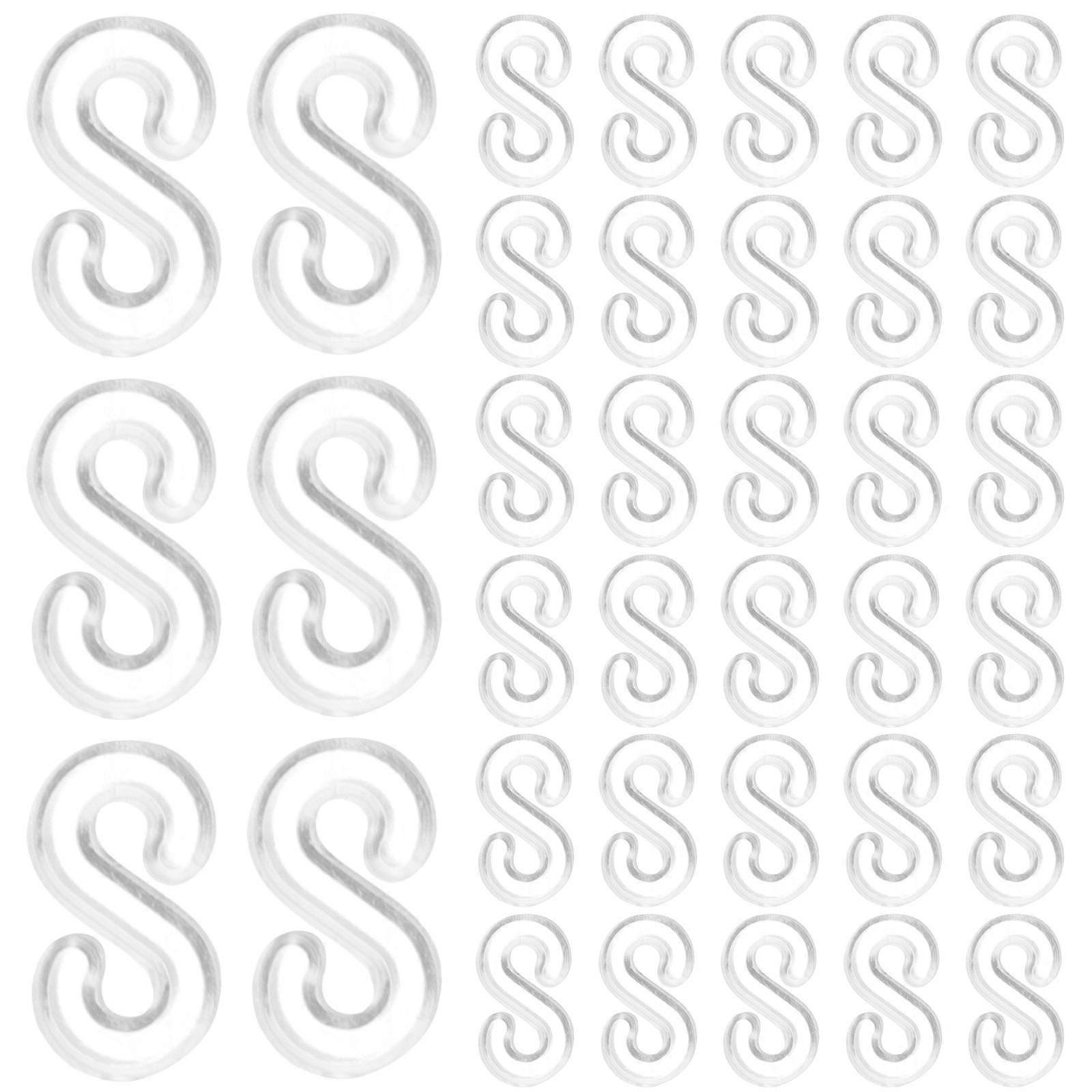 500pcs Loom Rubber Band Clips Bracelet Making Clip Rubber Band S Clips Bracelet Hooks Clasps