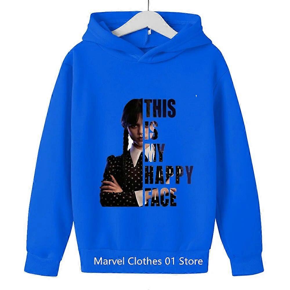 Barntröjor Onsdag Addams Barnkläder Höst Långärmad Hoodies Tröja för småbarn Flickor Pojkar kostym Outfits