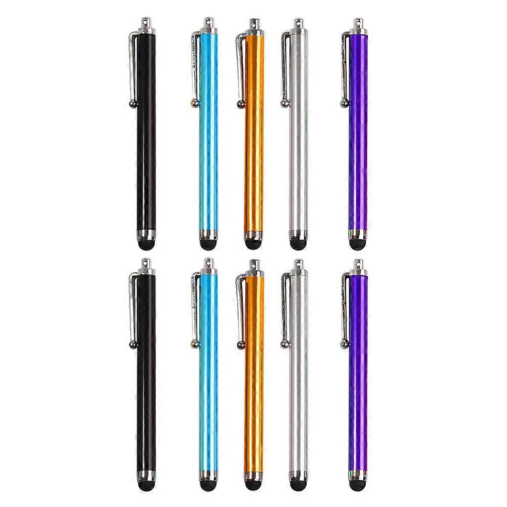 10pcs Stylus Pens Replaceable Fiber Tips Capacitive Stylus for Touch Screen