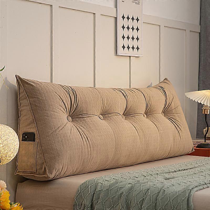 Large Bolster Triangular Headboard Wedge Backrest Positioning Support Bed Rest Reading Pillows