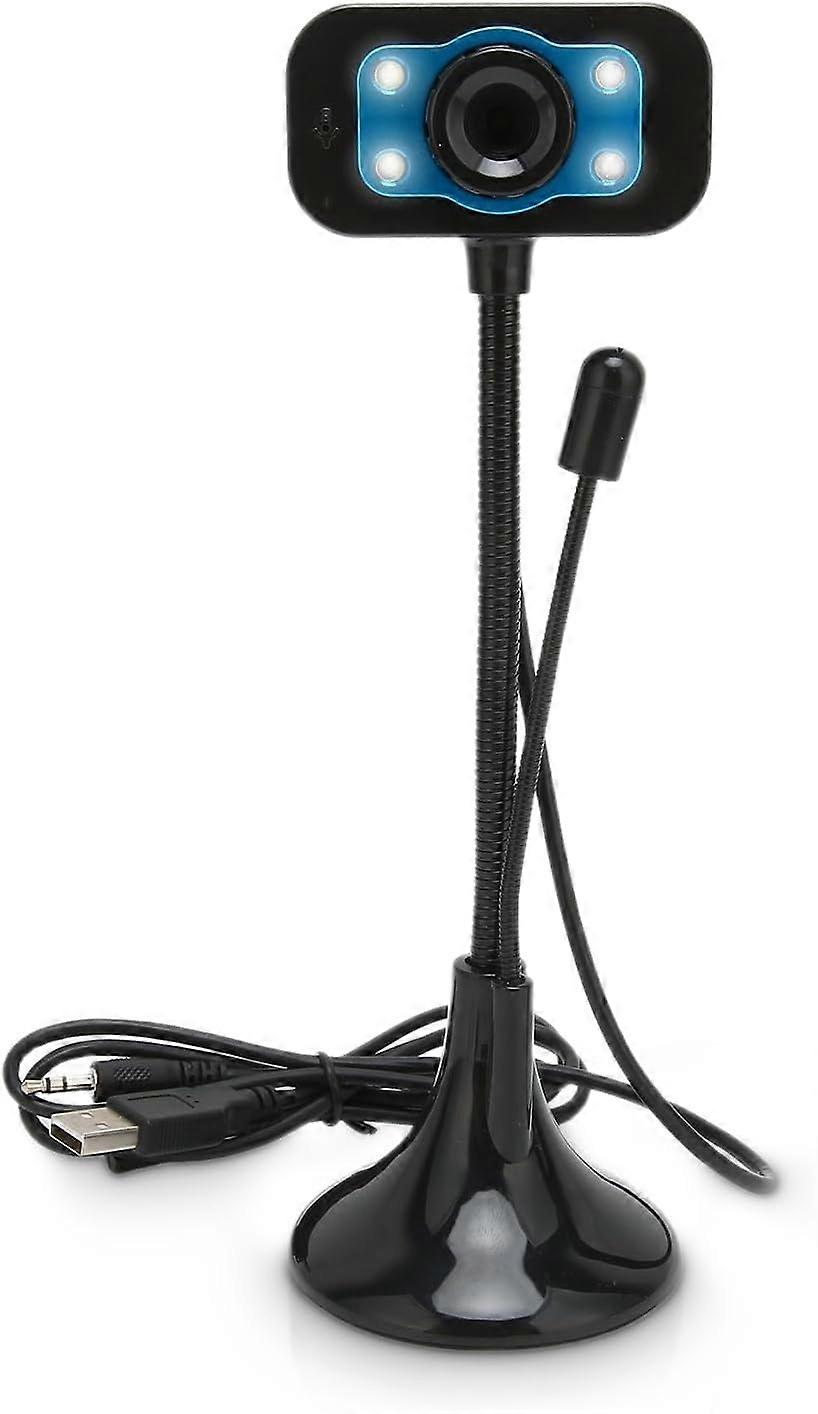 Web Camera Usb High Definition Webcam 4 Led Web Cam With Mic Desktop For Skype Computer Pc Laptop
