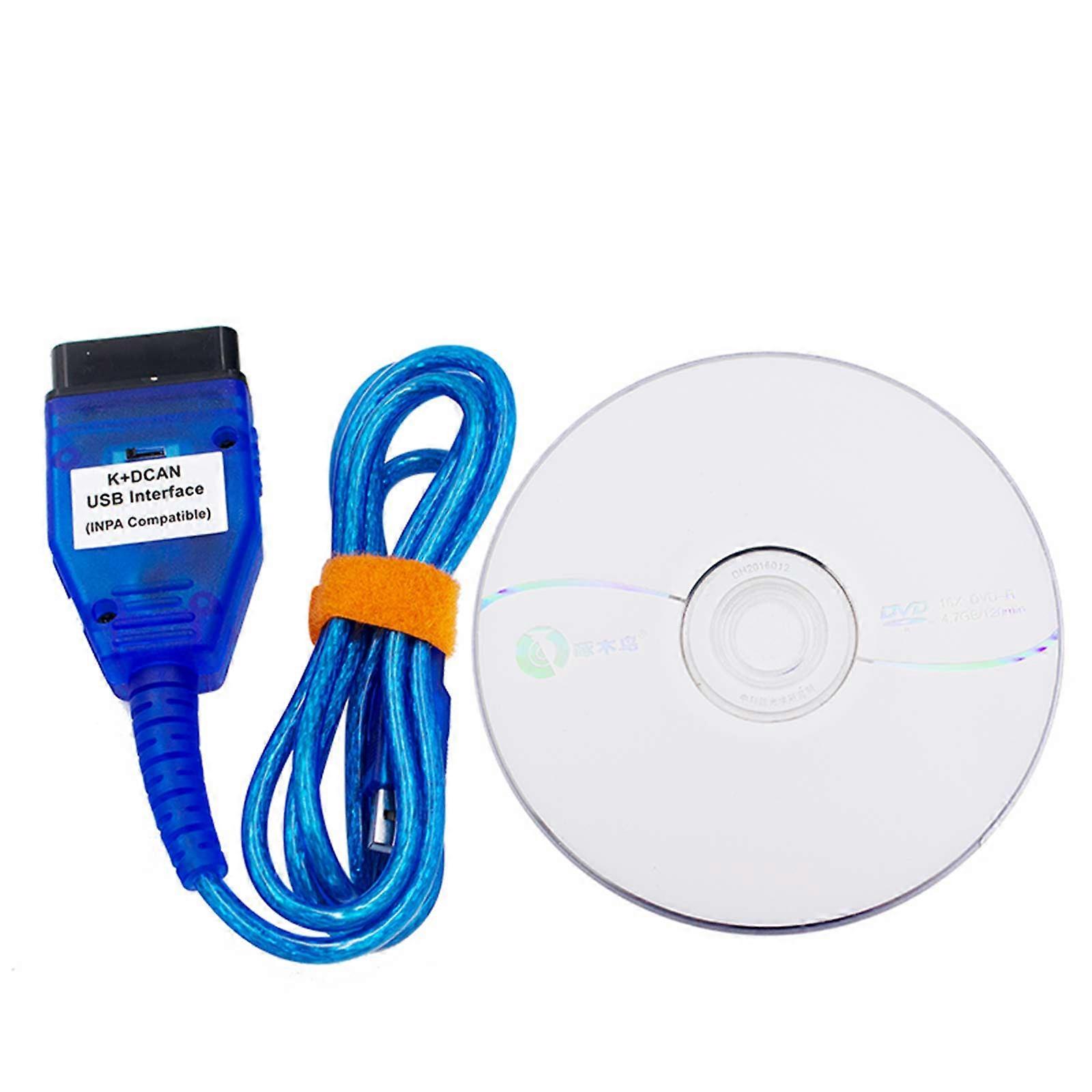 Car Usb Vag-com Interface Cable Kkl Vag-com 409.1 Obd2 Ii Obd Diagnostic Scanner Auto Cable Aux
