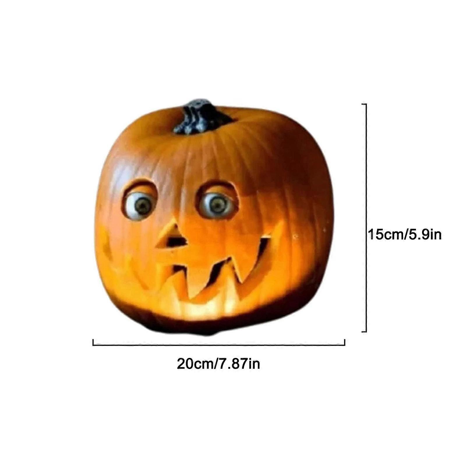 New Arrive Scary Halloween Pumpkin with Moving Eyes, Multi Eye Squint ...
