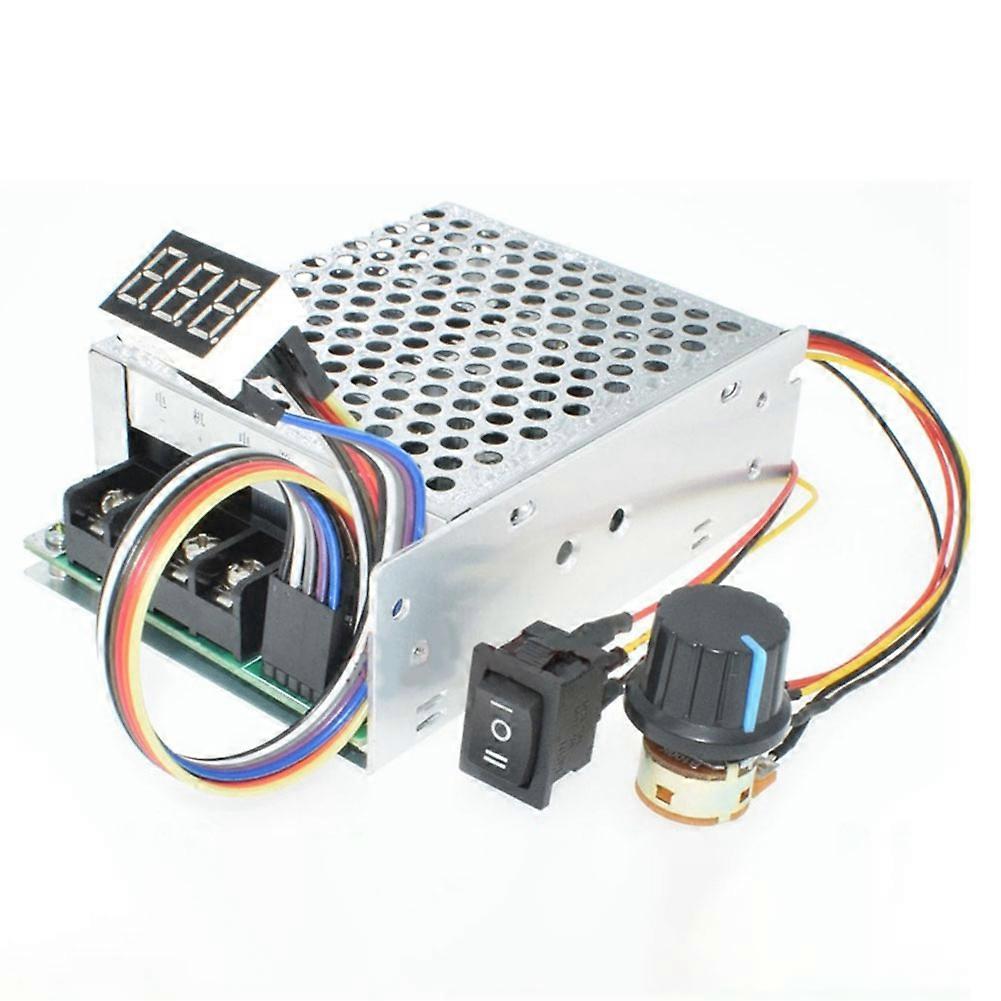PWM DC 12/24/36/48V 40A Brushed Motor Positive Reverse Variable Speed Controller QinHai
