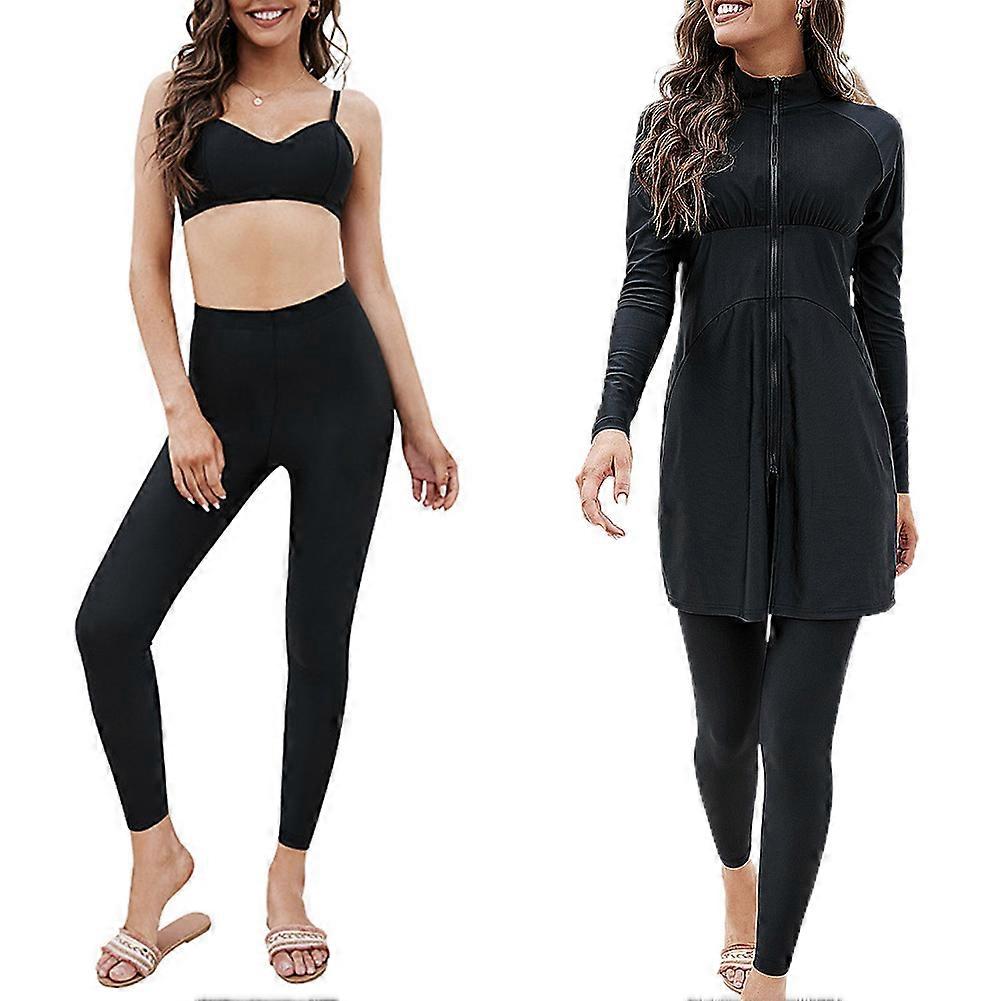Swimsuit Burkini Modest Three-Piece Set
