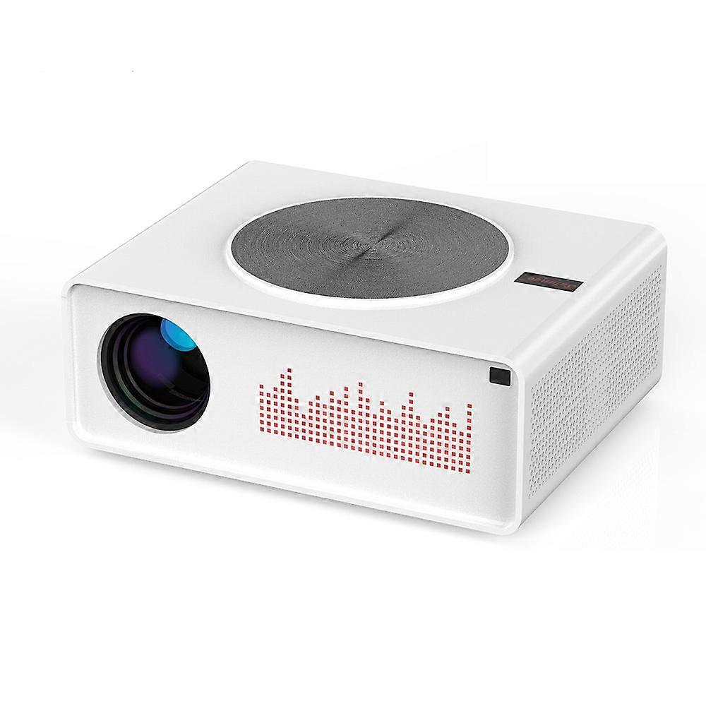 Salange P10 Video Projector - FHD 1080P, Android System, With Wifi, Bluetooth 4.0 - White