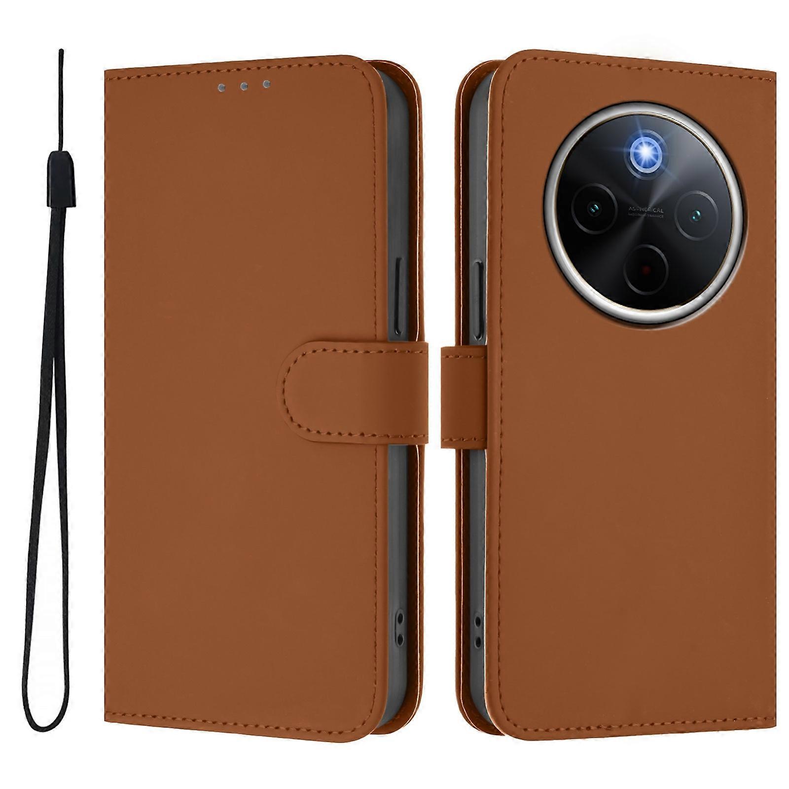 Solid Color PU Case For vivo Y300 Pro