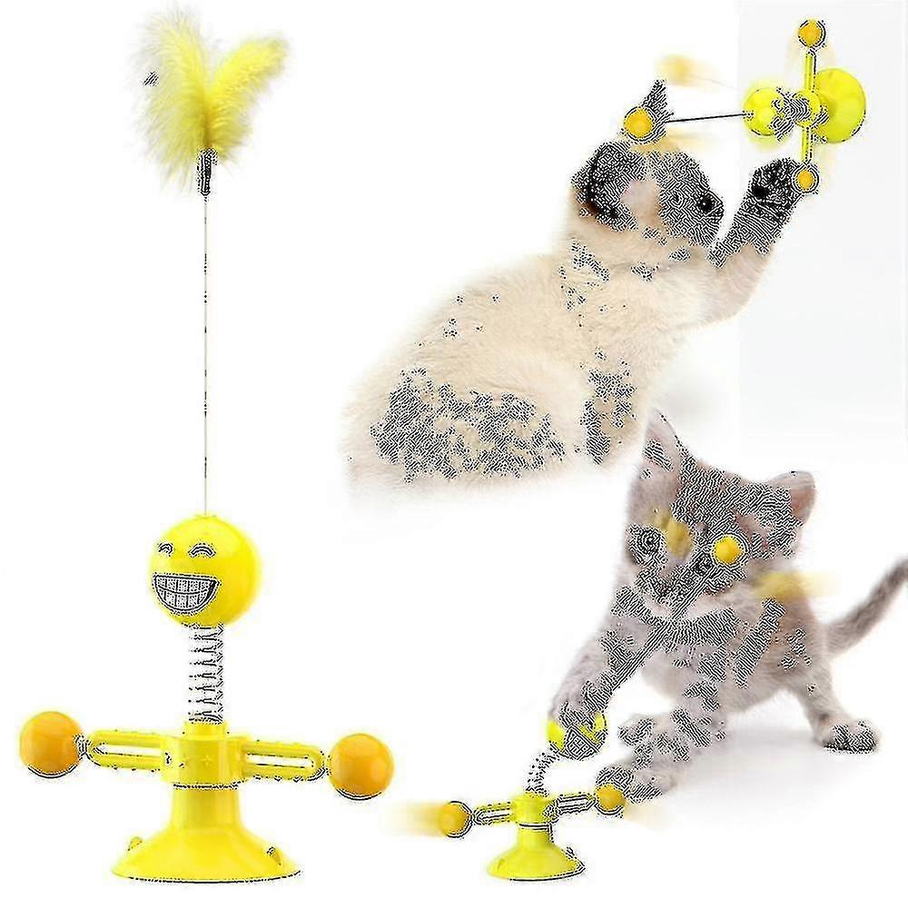 Cat Toy Big Sucker Spring People Turn Around