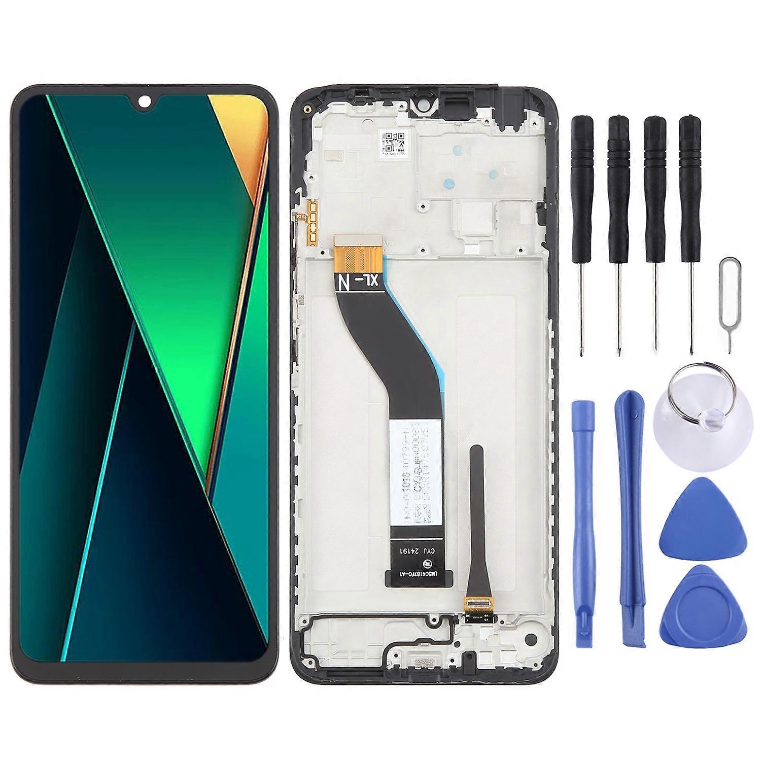 LCD + touchscreen met frame voor Xiaomi Poco C75