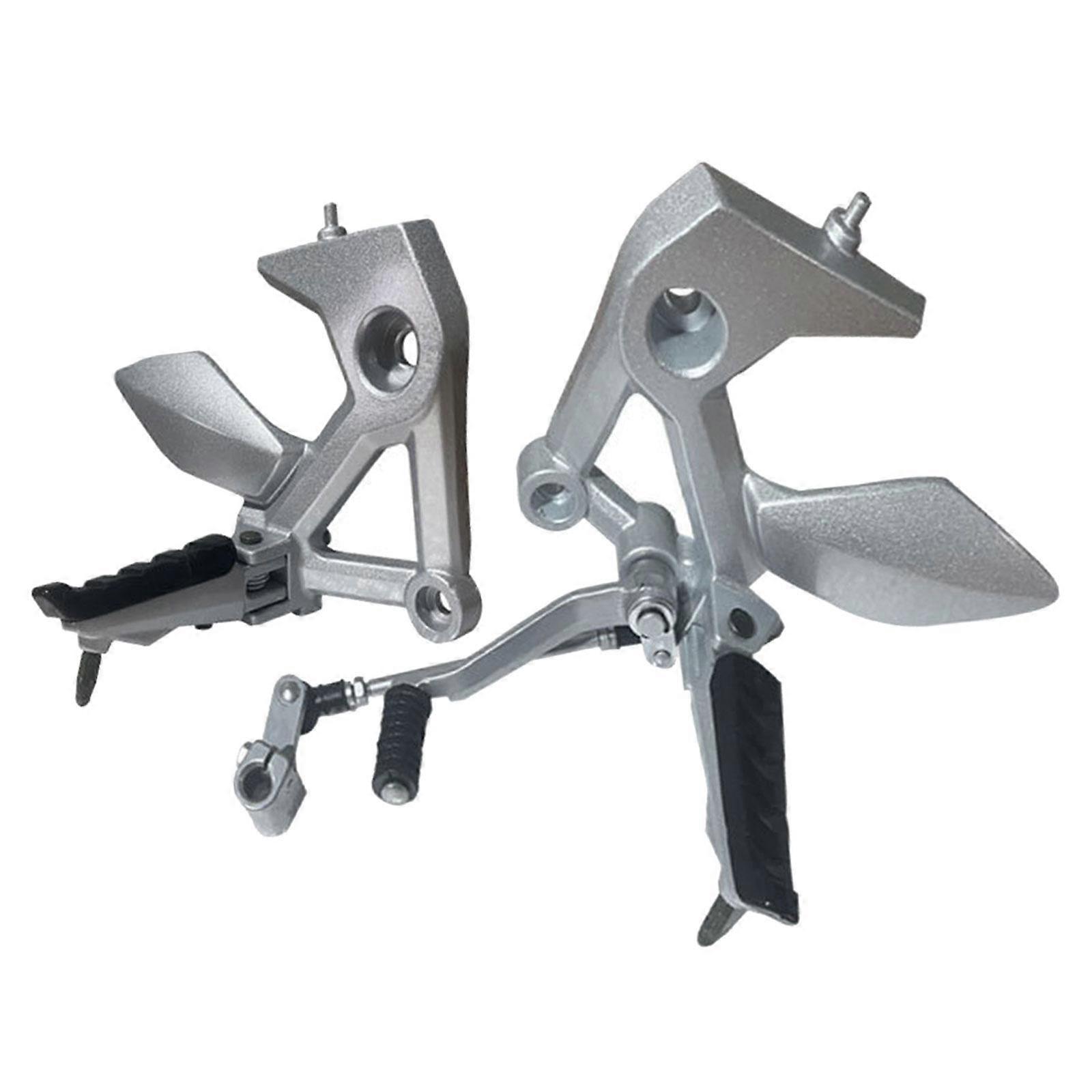 Suport pentru picioare față motocicletă Suport principal față pentru picioare pentru 250Z 250sz 2014-2019 Argintiu