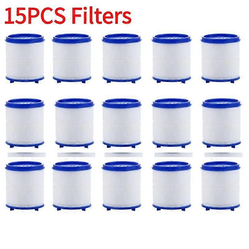 5-40PCS Faucet Water Filter Element Remove Chlorine Water Purifier Filter Dual Cartridge PP Cotton Water Filter Unit for Kitchen Bath Shower Tap