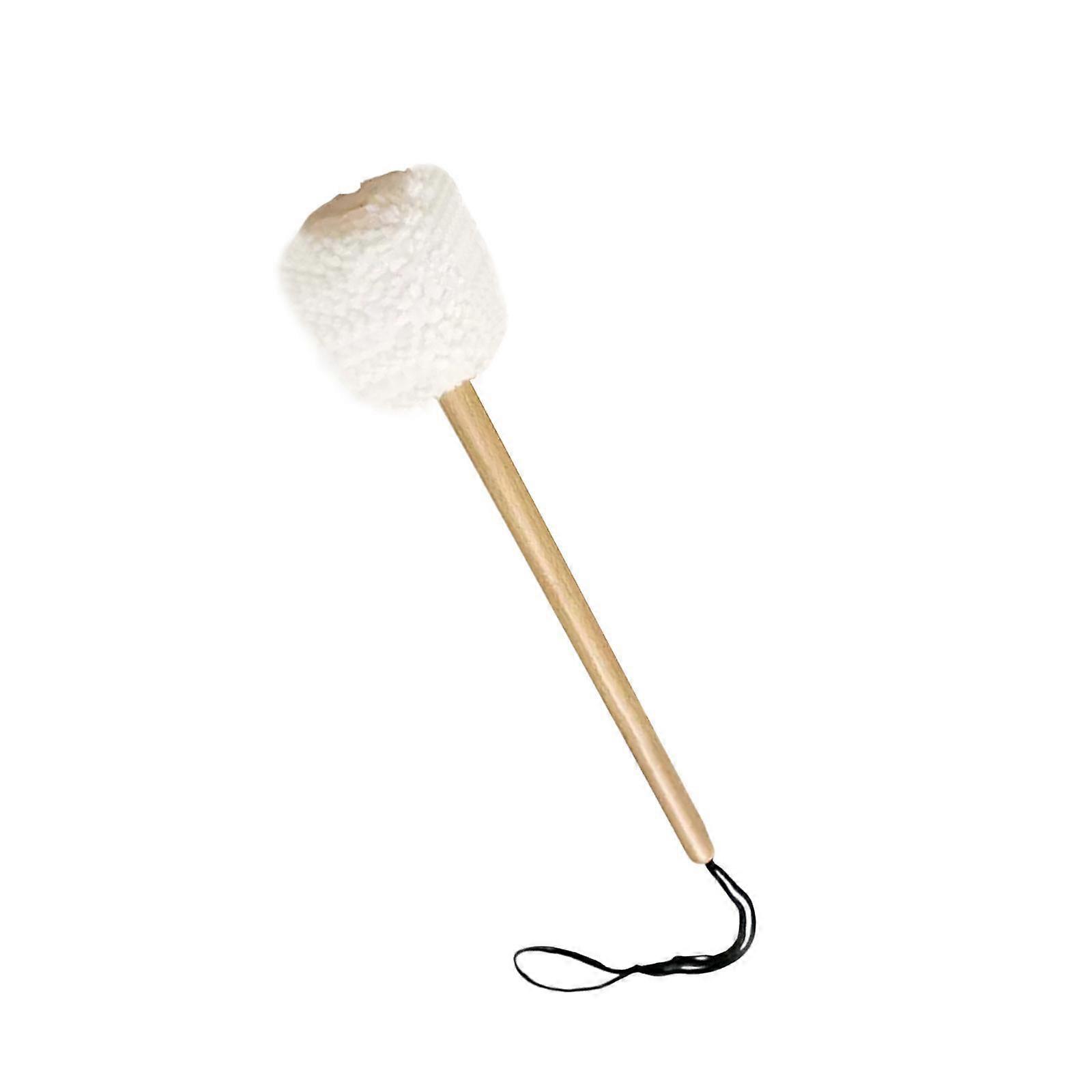 Sound Gong Mallet Universal Wood Handle Mallet Stick for Mindfulness S
