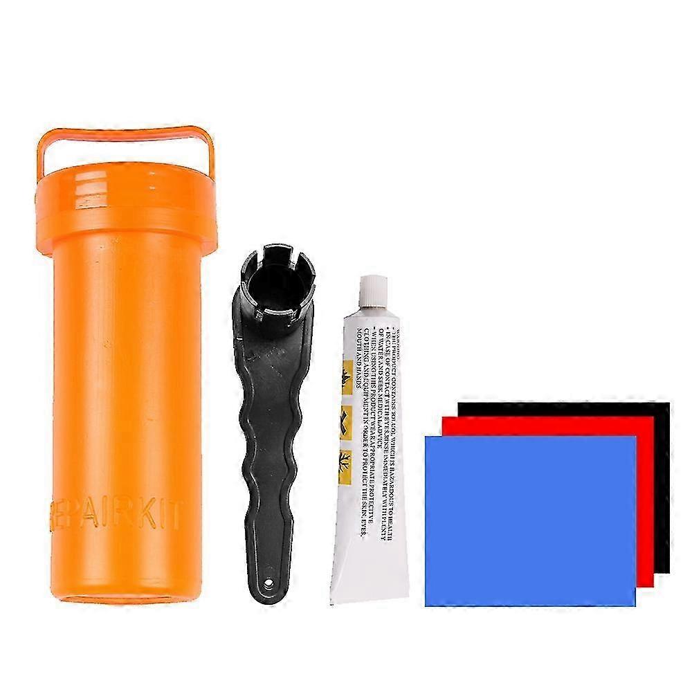 SUP Repair Kit with PVC Patches and Glue for Inflatables Portable Stand-Up Paddleboard Repair Kit wi