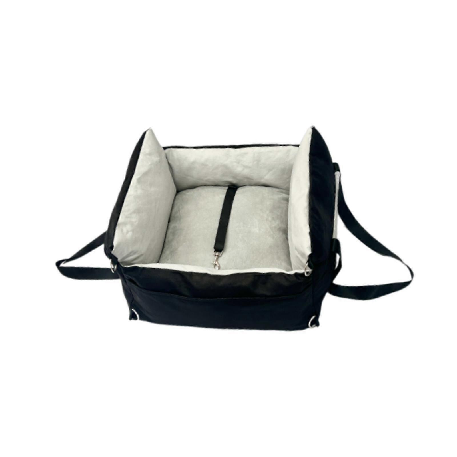 Portable Cat Puppy Seat Car Carrier Versatile for Traveling Adjustable Strap