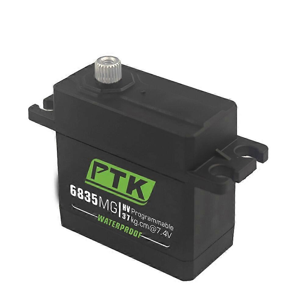 PTK 6835 MG 37KG High Torque Stainless Steel Gear Waterproof Digital RC Servo for Robot and 1/8 1/10