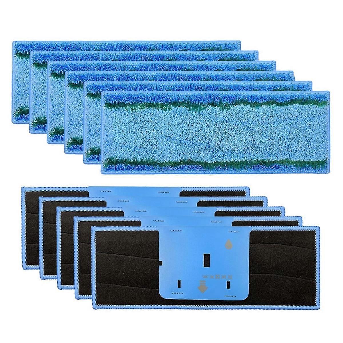 11Pack M6 Mopping Wet Pads Compatible for Jet M6 Series,Washable Microfiber Replacement Cleaning Pad