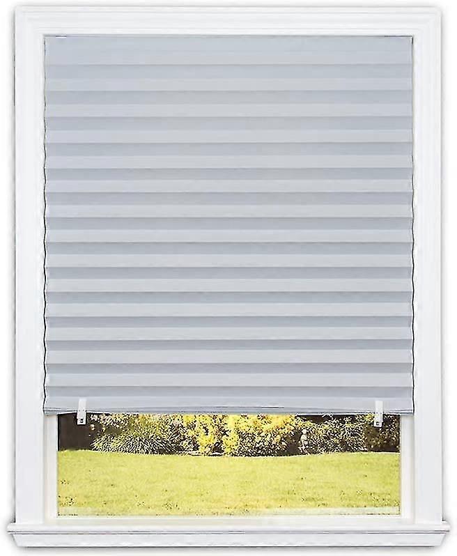 Room Darkening Pleated Paper Shade Light Filtering Temporary Pleat Paper Shades, 36 In X 72 In, 1-pa, White,1523
