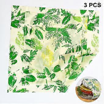 3 Piece Set Beeswax Warp Wax Paper, Reusable Beeswax Wipes...