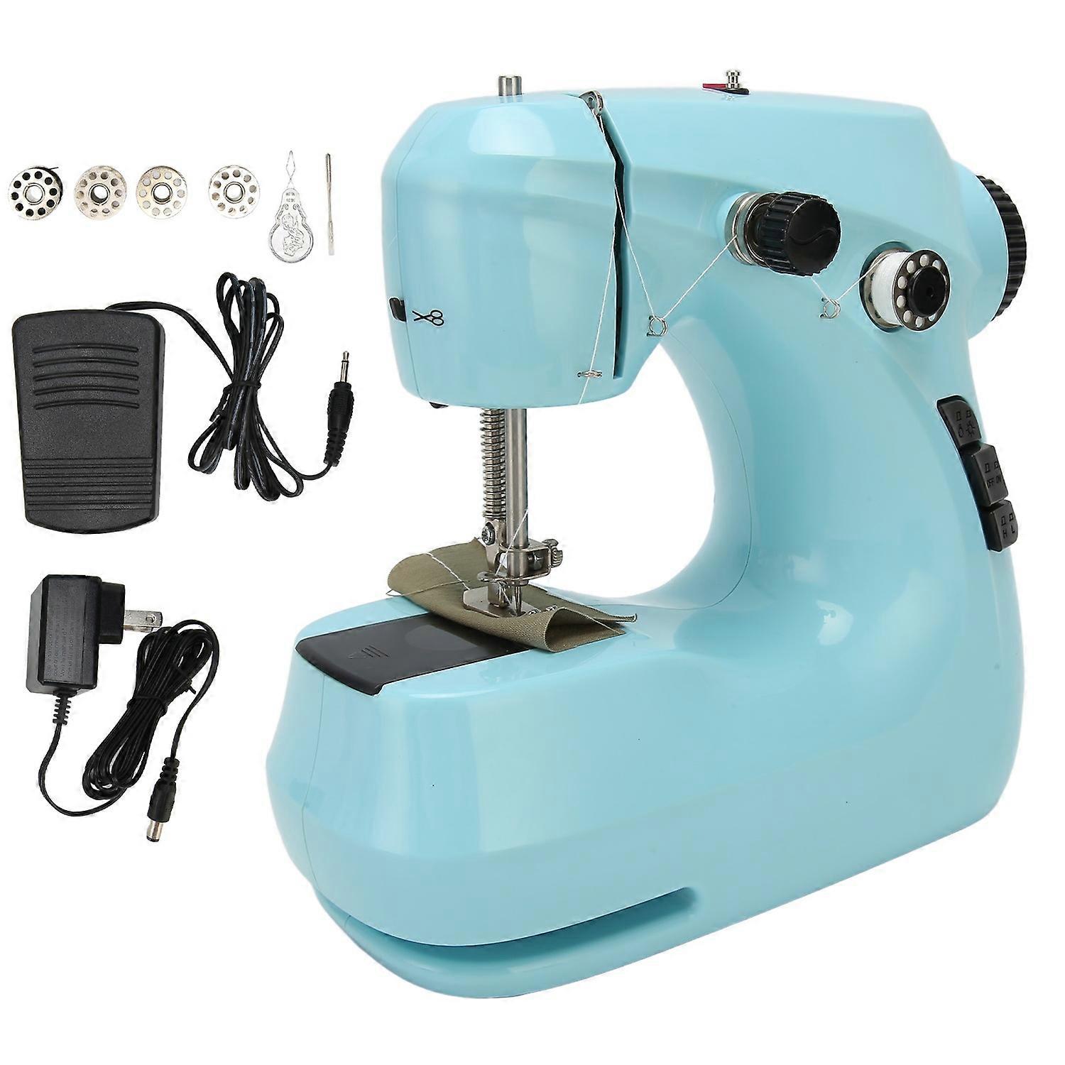 Mini Sewing Machine Dual Power Supply Switch Portable Electric Small Sewing Machine for Beginners Ch