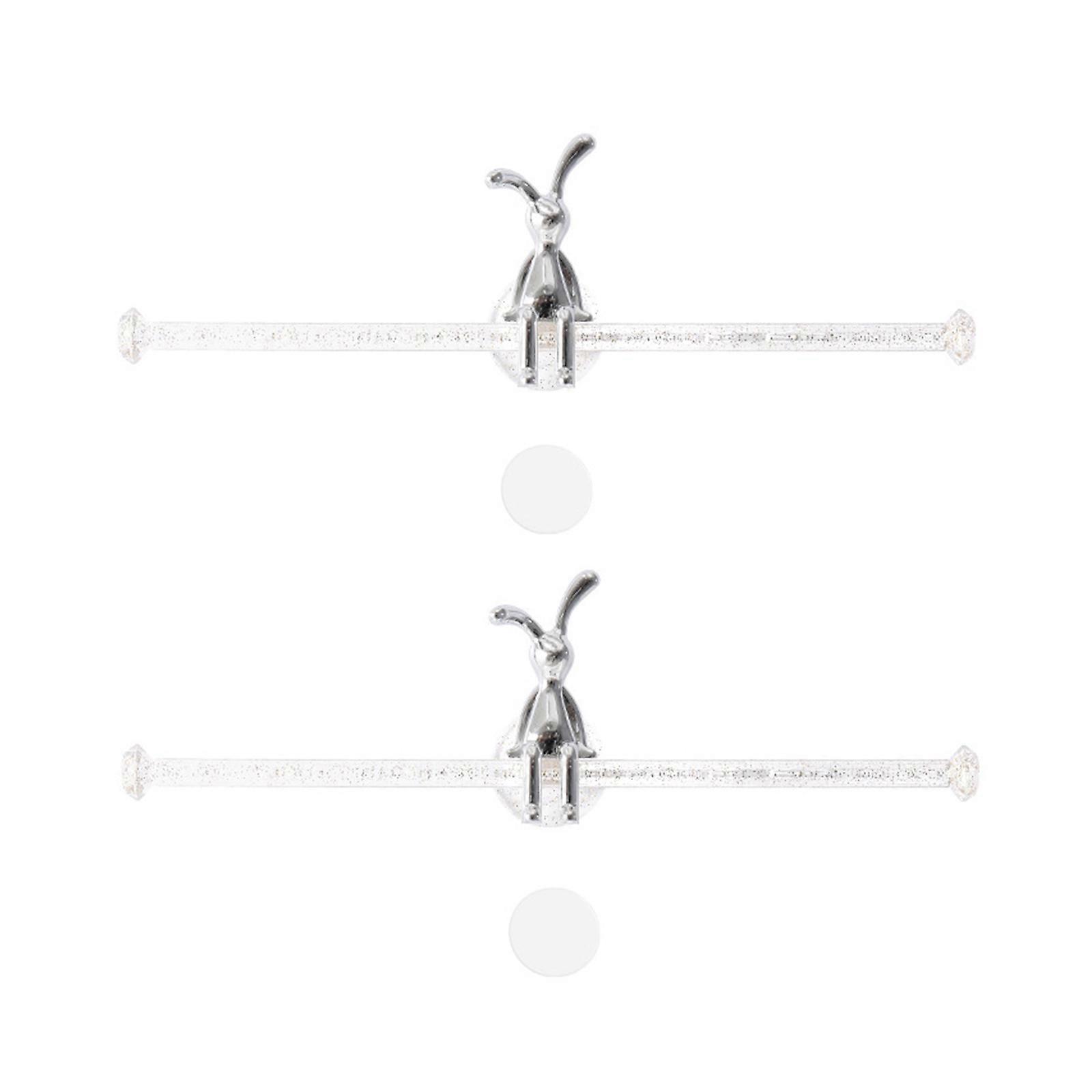Innovative Clear Storage Bar Waterproof Shower Towel Organizer Bar Convenient Wall Mounted Item Storage Shelf Holder