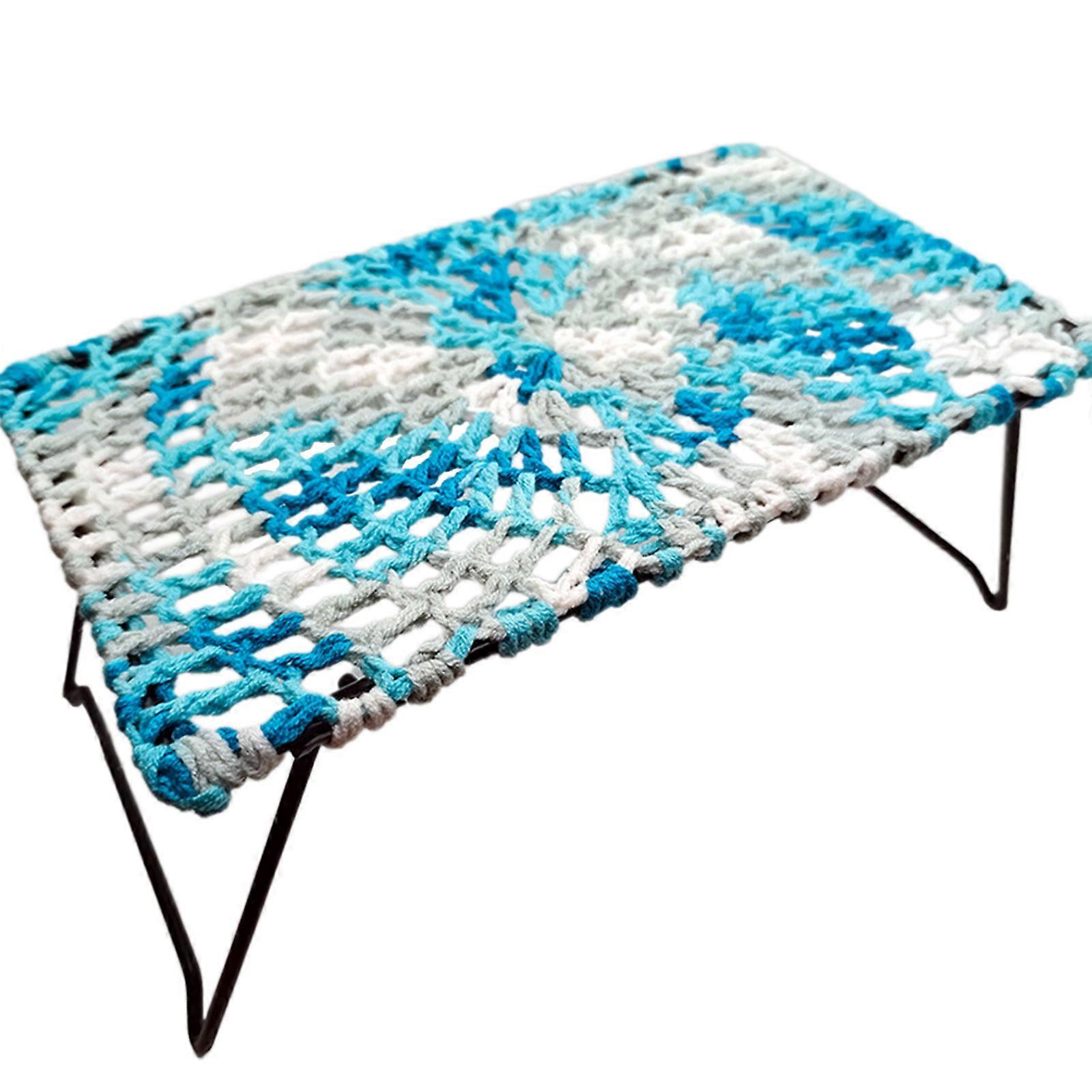 Reptiles Summer Hammocks Lizards Hammock Bearded Dragons Rectangle Crocheted Net Hammock Bed Crocheted Supplies