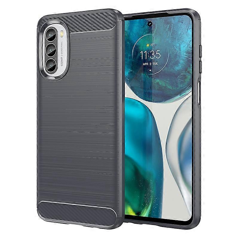 Brushed Texture Carbon Fiber TPU Phone Case