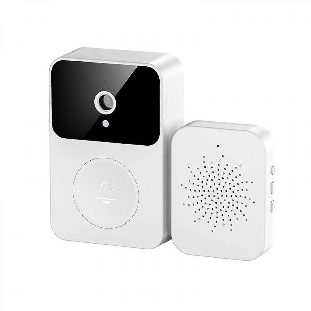 Doorbell Camera Wireless, Video Doorbell Intelligent Visual Doorbell with Free Cloud Storage,Two-Way Calls, Night Vision