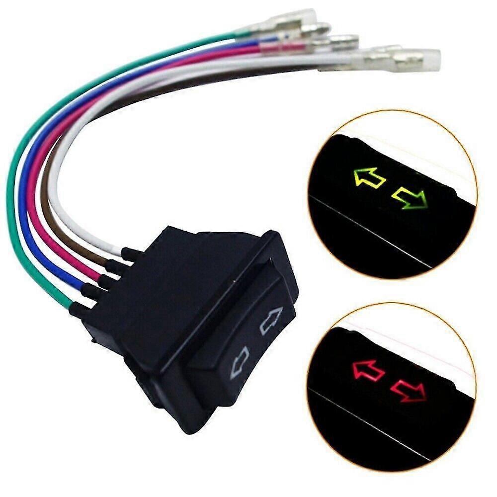 5-Pin Car Window Power Windows Switch Universal UP/DOWN Illuminated LED