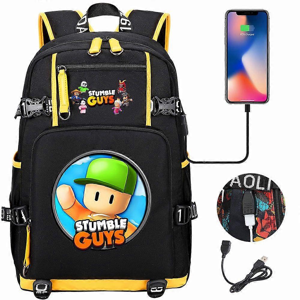 تعثر الرجال 3D طباعة USB الشباب طالب حقيبة ظهر للرجال والنساء - عارضة حقيبة سفر ذات سعة كبيرة