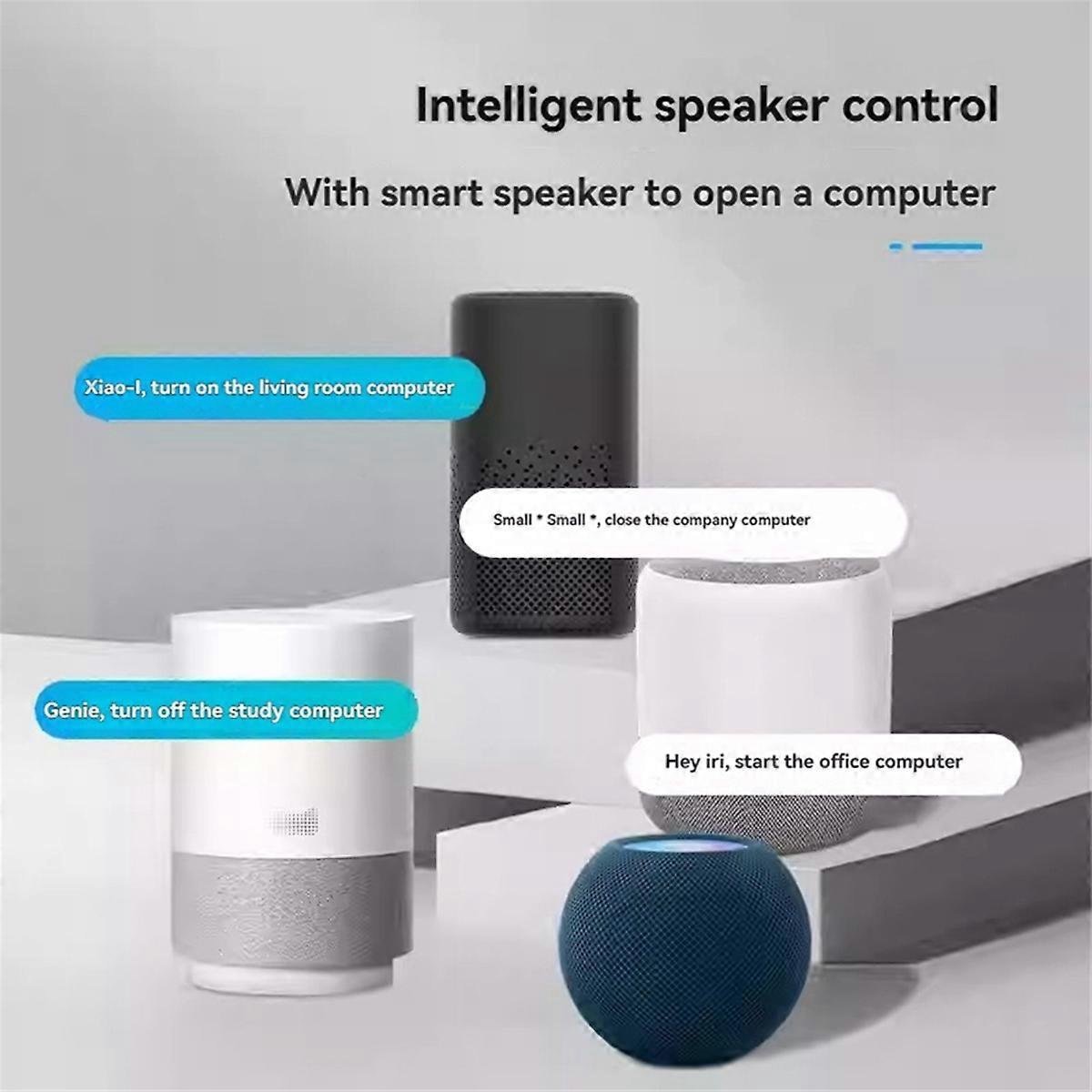 Wifi Computer Power Reset Switch PCIe Remote Boot Startup Card for PC Desktop Computer Support for Alexa Home