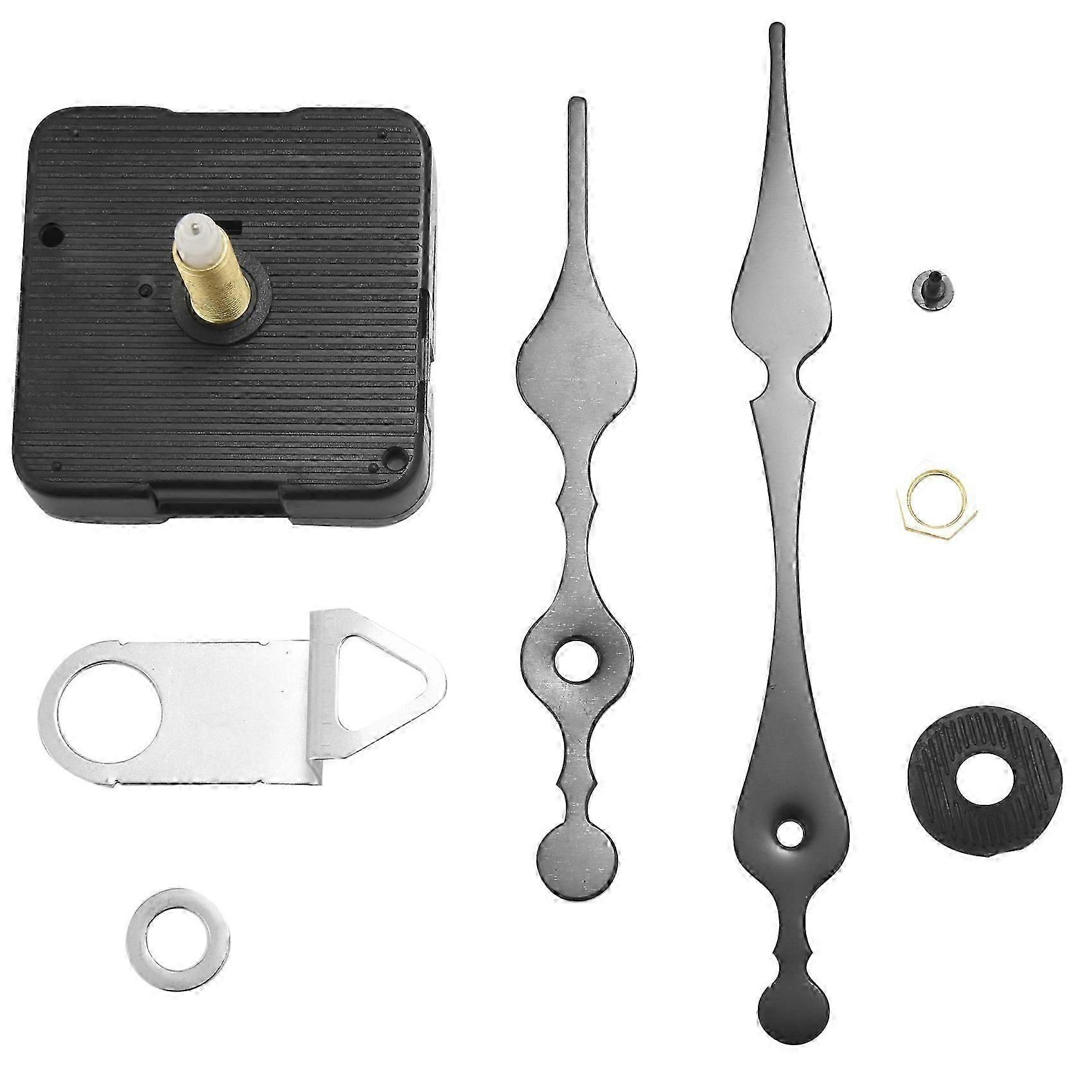 Mudder Long Spindle Clock Mechanism Movement, 3/ 5 Inch Maximum Dial Thickness, 1-1/ 10 Inch Total Shaft Length DS
