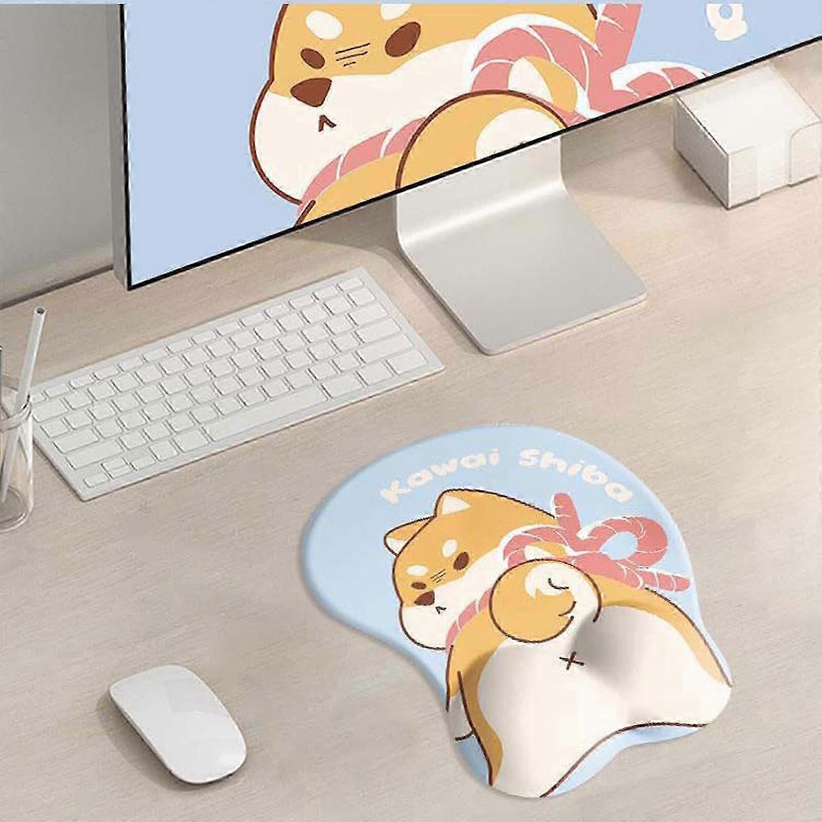 Support de poignet confortable Shiba Inu Design Tapis de souris