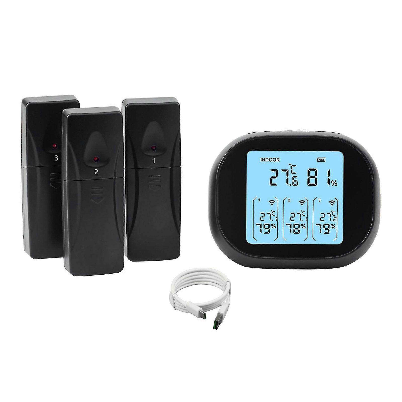 Digital Display Humidity Meter Thermometer Hygrometer Sensor Gauge Temperature Refrigerator Aquarium Monitoring Indoor