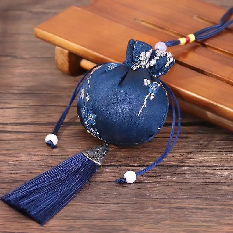 Bolsa bordada com brocado estilo seda chinesa, sachê bordado, bolsas de pano, pingente de borla, bolsa com cordão para joias, sacolas de presente