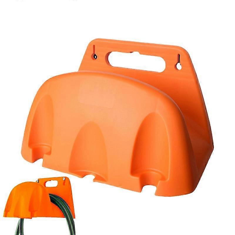 1stk vægmonteret havevandingsslange rørbøjle plaststativ vandingsslange arrangør opbevaringsholder rørviklingsramme