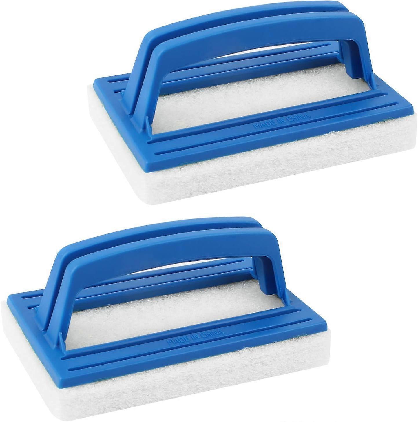 Effective on Stubborn Stains Pool Cleaning Tool, User-Friendly Design Durable Plastic Handle for Swimming Pools and Spa Floors