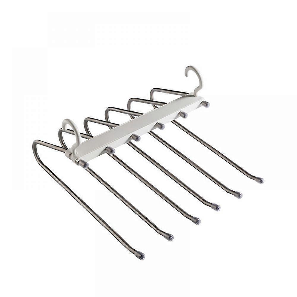 Non-slip Design Space-saving Hangers, Easy-to-use Collapsible Trouser Rack For Home And Office