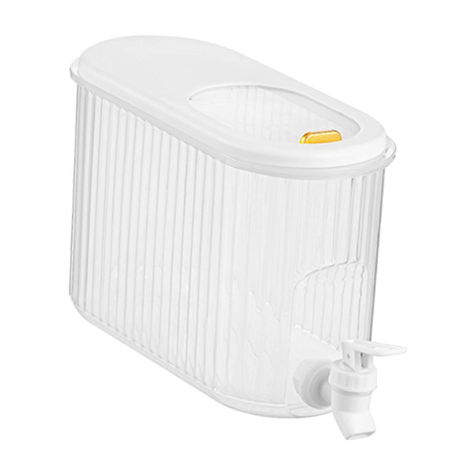 Refrigerator Beverage Dispenser with Spigot Lemonade Bucket Juice Water Pitcher