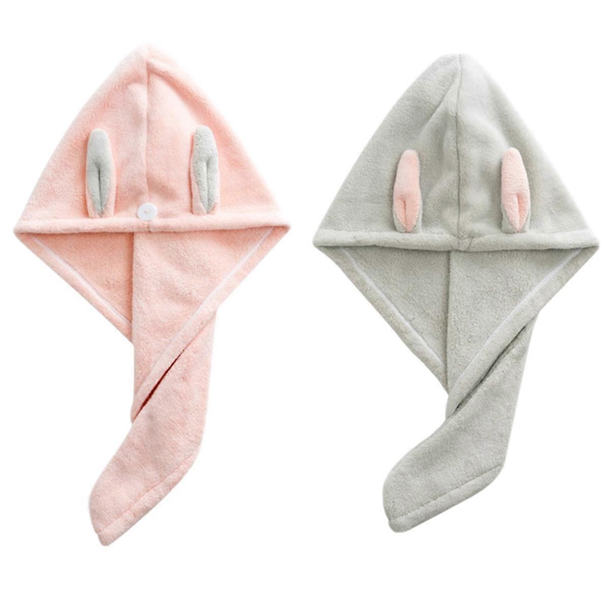 Serviette pour cheveux en microfibre pour une absorption instantanée de l’eau, un bonnet de séchage magique rapide avec de jolies formes maintient vos cheveux en bonne santé sans les endommager