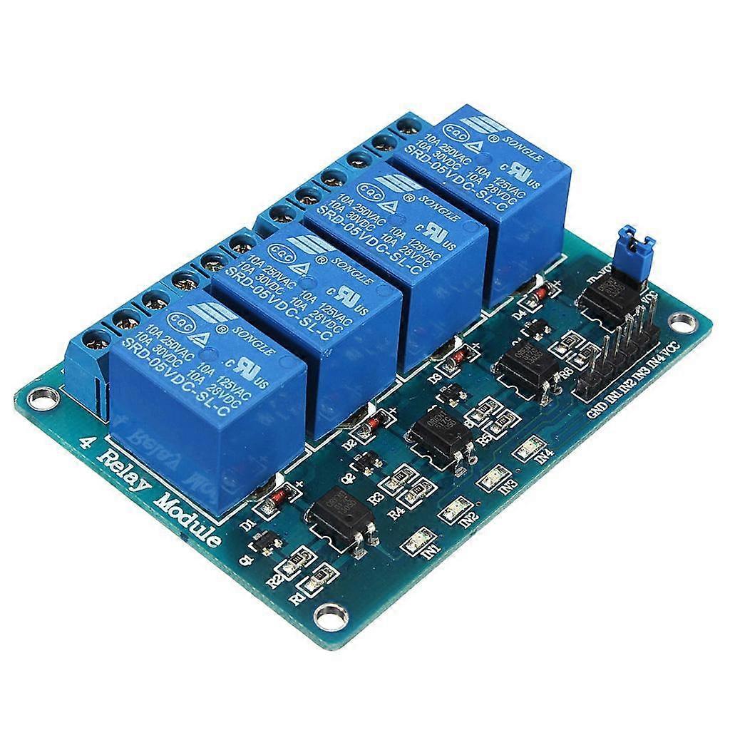 5V Relay Control Module 4 Channel Relay Board with Optocoupler for Home