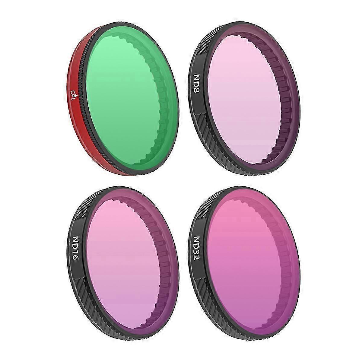 Lens Filter for Action 5 Pro/4/3 - CPL ND Kit Adjustable Filters Action Camera Accessories CPL ND K