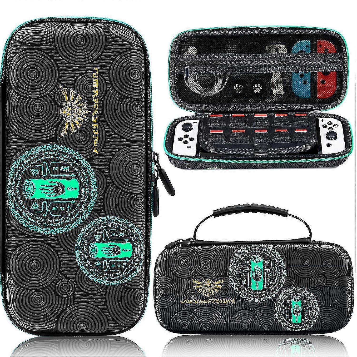 Switch Case,Carrying Case for Nintendo Switch/Switch OLED Zelda Tear of The Kingdom,Nintendo Switch Case Portable Hard Shell
