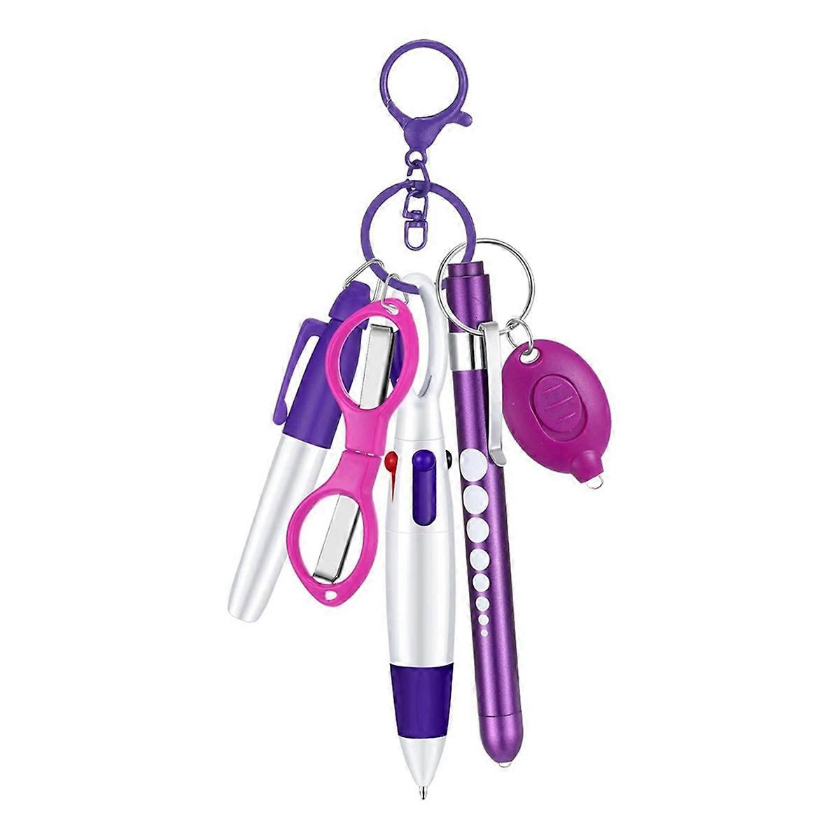 6-in-1 Multifunction Retractable Ball Pen Set 