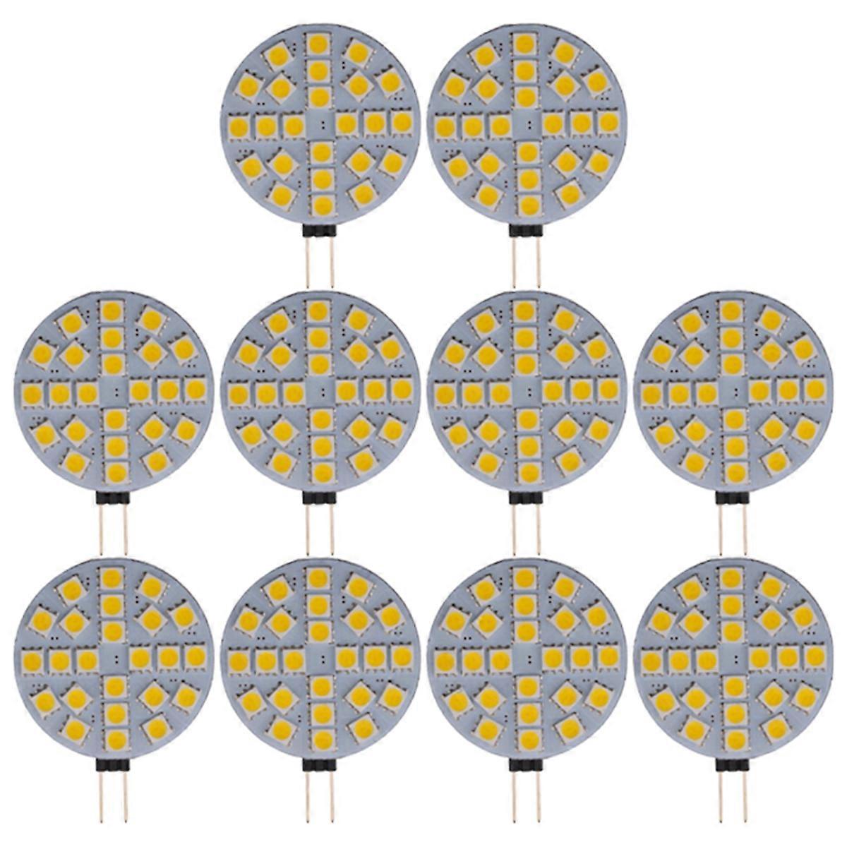 10PCS 4.8W G4 Socket 5050 SMD Mini Led Bulb Warm White Lights