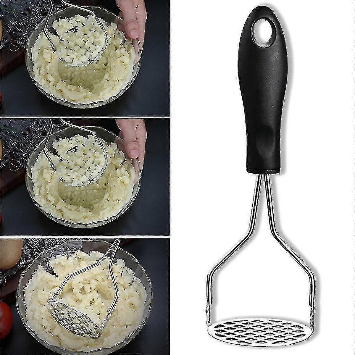 Food Grinders Mills Stainless Steel Potato Vegetable Masher Heavy Duty Plastic Handle Kitchen Tools
