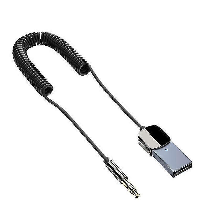 محول بلوتوث Aux USB إلى 3.5 مم محول صوت Aux جهاز استقبال بلوتوث للسيارة بلوتوث بلوتوث 5.0 HD Call A